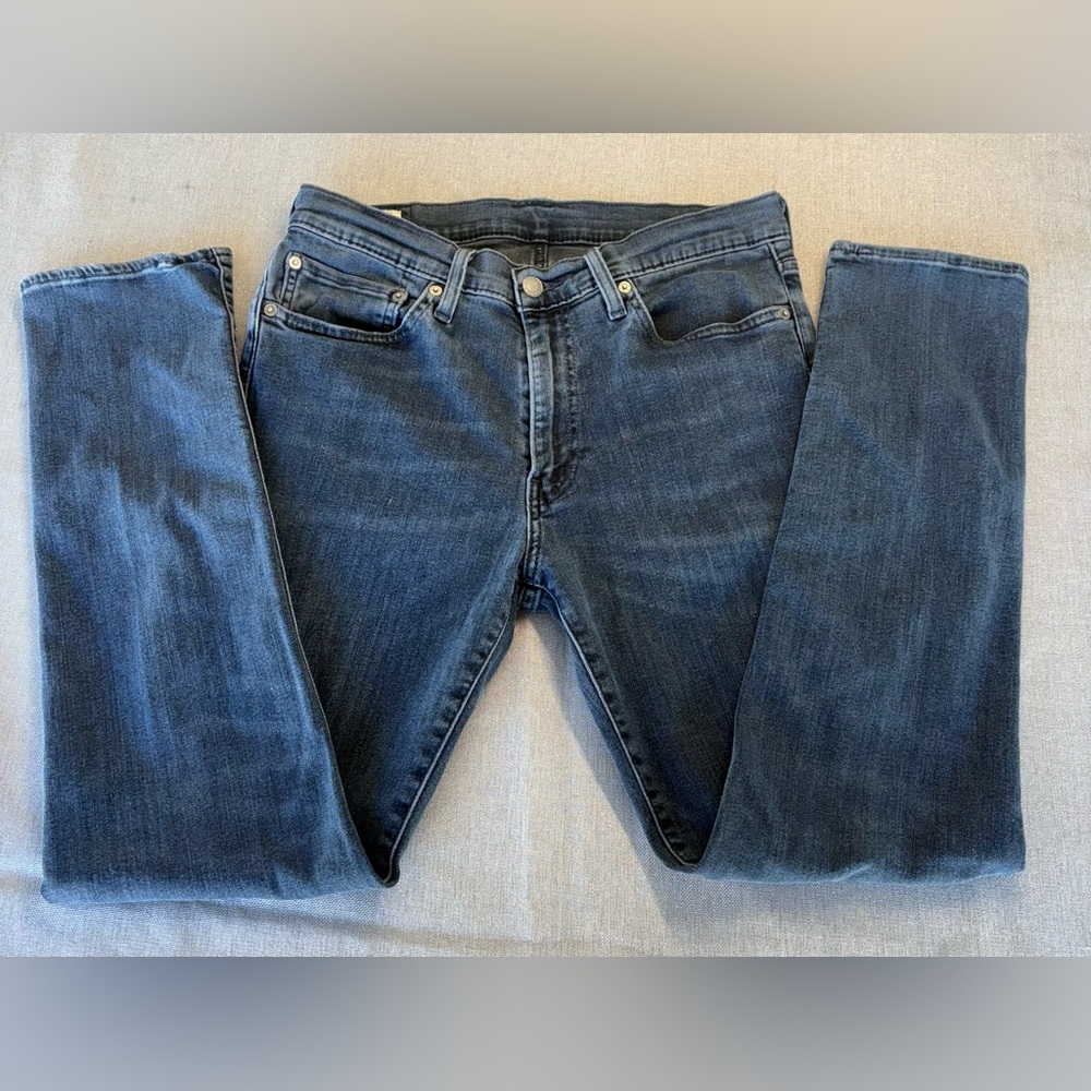 Levi's 511 Jeans Mens 34 X 30 dark Blue Premium Denim Big E black label